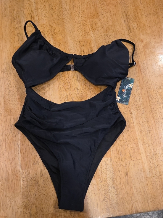 Blooming Jelly Other - Blooming Jelly Black One Piece Swimsuit